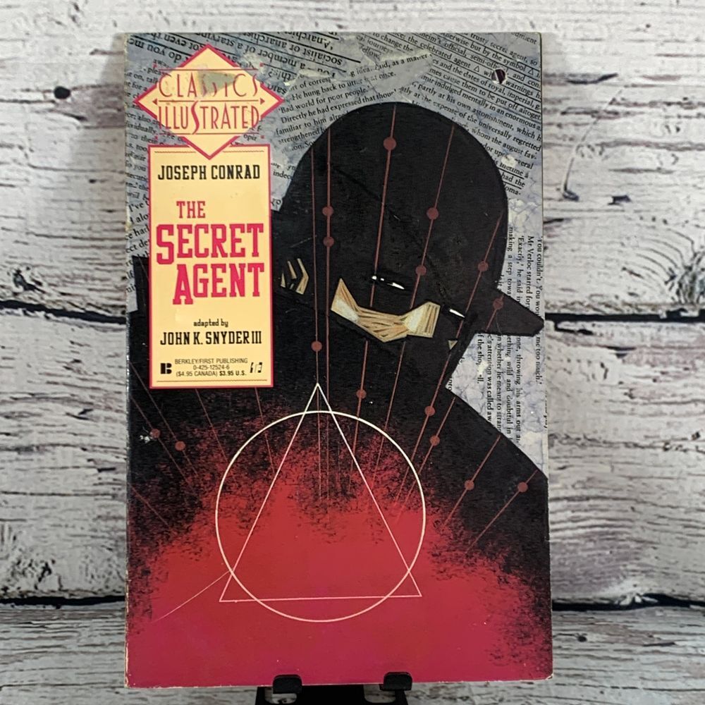 The Secret Agent by Joseph Conrad Graphic Novel Vintage Paperback Classics